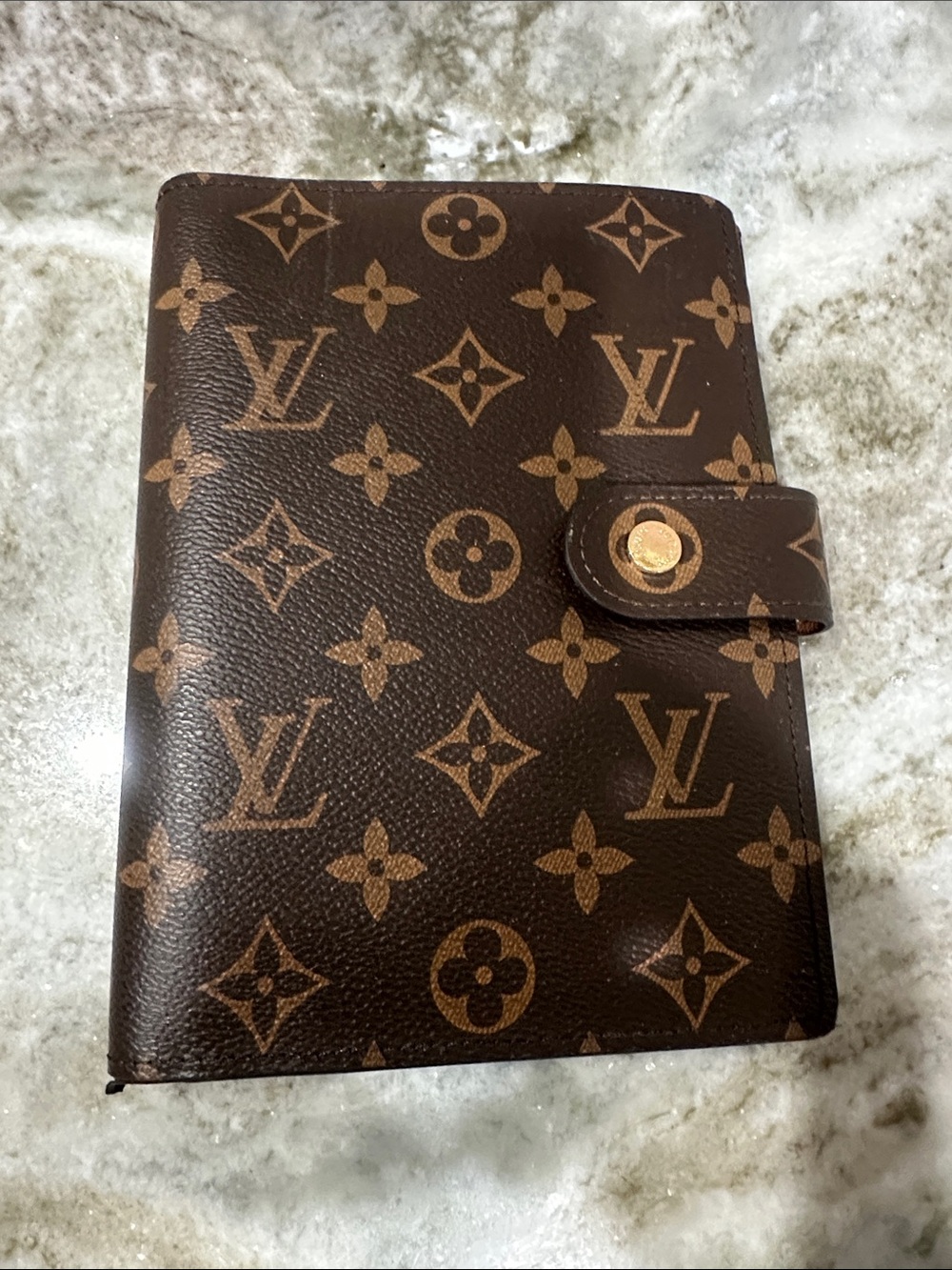 Brown canvas Medium size Agenda. NO BRAND - Picture 6 of 10